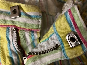 Dětské dívčí kalhoty velikost 104 (3-4 roky), stahující - 4