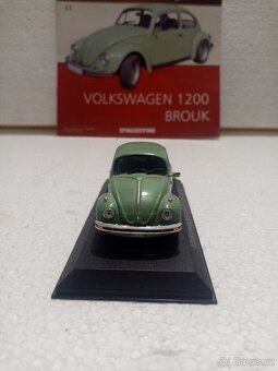 Kovové Autíčko volkswagen 1200 brouk - 4