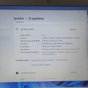 Acer Extensa 2540-15.6"/Intel i3/ 240GB SSD/ 8GB RAM/Win 11 - 4