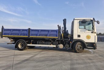 MAN TGL 12-250 - 4x2 – Sklápěč/Valník + HR-PM 5 – EURO 5 - 4