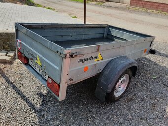 Přívěsný vozík 206x110 do 750kg. STK 06/29 - 4