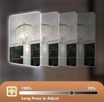 Koupelnové zrcadlo 500x700 mm - 4