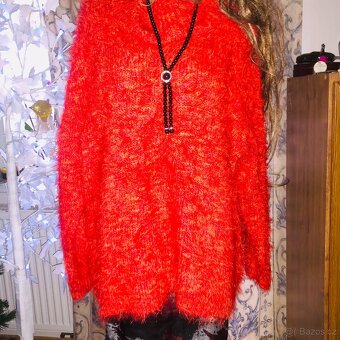 rolak# pletenysvetr#maxivelikost# oranzova# zimni # XL/XXL - 4