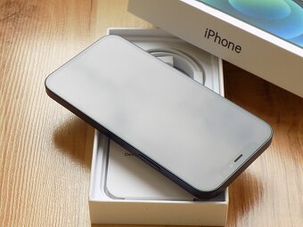 APPLE iPhone 12 64GB Blue - ZÁRUKA - TOP STAV - 100%BATERIE - 4