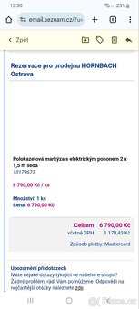 Markýza Molveno 2x1,5m, stříbrná - 4
