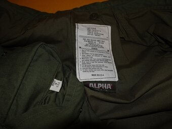 Džípovka Alpha Ind. US Army parka M-65 Made in USA - 4