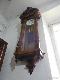 Hodiny pendlovky Fürst & Baum vteřinovka - 4