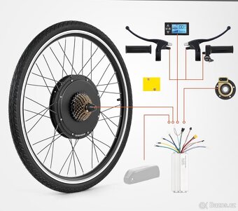 Viribus 26palcová sada Ebike 48v 1000W pro přestavbu - 4