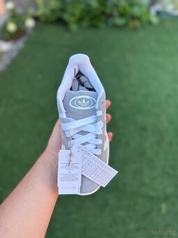 adidas Campus 00 Grey White - Šedá/Bílá - 4