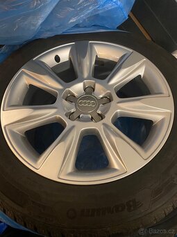 Alu kola 17” 5x112 Audi a zimní pneu 225/55/R17 - 4