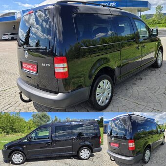 VW CADDY 2,0 TDi LONG 103kW 7 MÍST, 1.MAJ 140.tkm VÝHŘEVY - 4