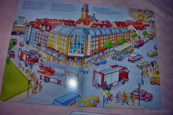 knihy Hasiči a Mašinka pro malé děti, velkoformátové - 4