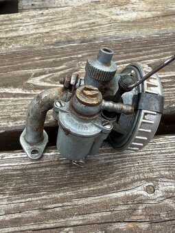 JAWA 550 pařez levostranný karburátor - 4