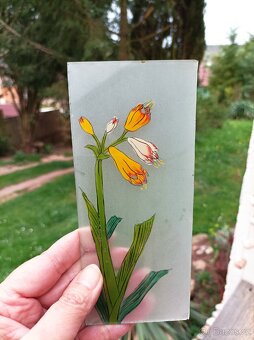 Vitrážová sklíčka 17,5 x 8cm - 4