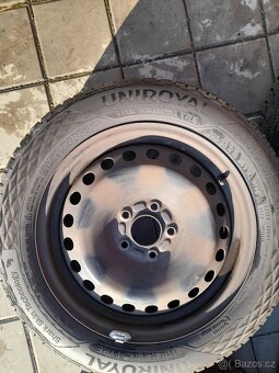 Zánovní sada ●CELOROČNÍCH● pneu 205/55 R16 rozteč 5x108 FORD - 4
