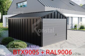 Plechová garáž moderní 3x5 AKČNÍ NABÍDKA - 4