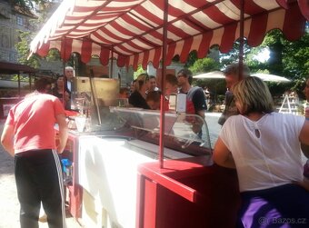 Zmrzlinový stroj /vozík na fresh točenou zmrzlinu - 4