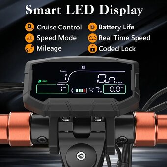 Elektrická, koloběžka M4 Pro S+ Max 800W 20Ah se sedlem - 4