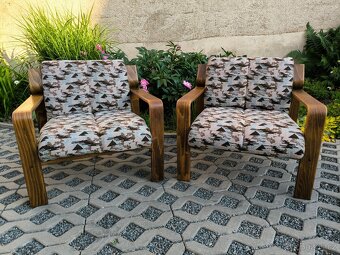 Retro křesla Ludvík Volák - Dřevopodnik Holešov - 4