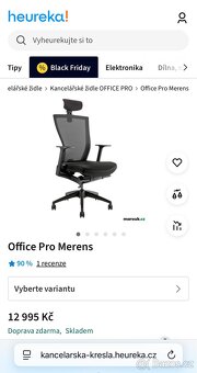 kancelářská židle Office Pro Merens - 2 ks - 4