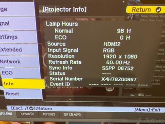 Projektor EPSON EB-U05 - 4
