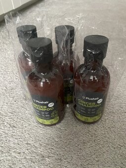 4x Zázvorový šampon PLUSHAIR proti vypadávání vlasů (250 ml) - 4