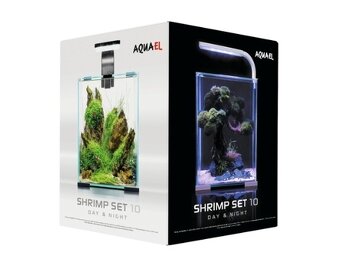 Akvárium Aquael Shrimp Smart Day & Night 10l bílé - 4