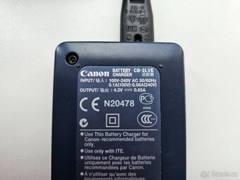 PRODÁM NABÍJEČKU CANON CB-2LVE (pro AKU NB-4L) - 4