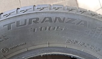 2x letní pneu Bridgestone 215/60 r16, r.v. 2023 - 4