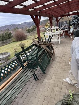 Zahradni sezeni stolek lavičky - 4