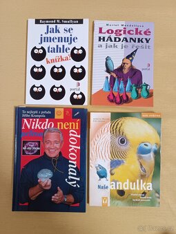 Mix knih - hádanky, trénink paměti,hlavolamy,andulka - 4