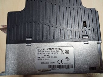 Frekvenční měnič DELTA VFD-E ;  VFD022E21A - 4