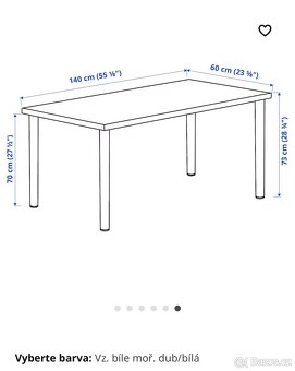 Psací stůl IKEA LAGKAPTEN 140x60 - 4