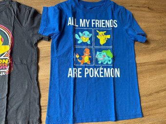 3x tričko Pokémon, vel. 134/140 (8-10 let) - 4