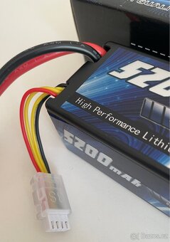 Baterie Zeee 3S LiPo 5200mAh 11,1V 80C s konektorem T -2ks - 4