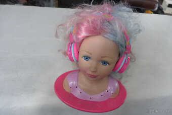BARBIE Hlava + Stereo Sluchatka - 4