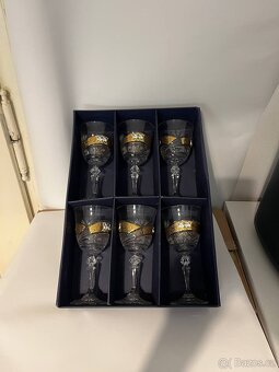Luxusní sada 6 sklenic z českého křišťálu – nové, nepoužité - 4