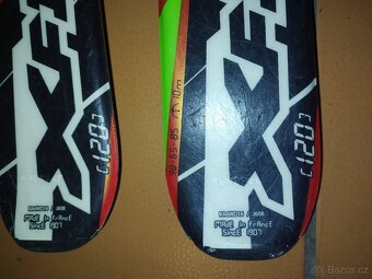 Dětské lyže Rossignol 120cm + lyžáky Rossignol vel. 36,5-37 - 4