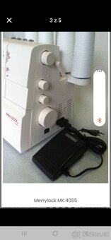 Šicí stroj Coverlock Merrylock 4055 - 4