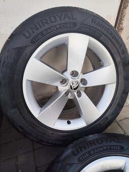 ALU 5x112 r17 ŠKODA + PNEU - PĚKNÁ SADA - 4