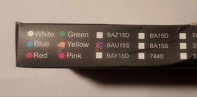 Žárovky do blinkrů LED BAU15S chromový efekt - 4