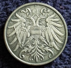 2 haléře 1916,1917,1918 b.zn. Rakousko-Uhersko
- 4