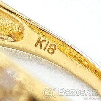 LUXUSNÍ 18 KARÁTOVÝ ZLATÝ DIAMANTOVÝ PRSTEN 1.20 CT - 4