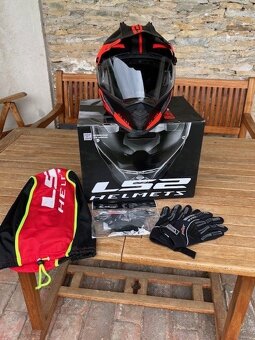 Přilba ENDURO LS 2 a bunda REBULHORN - NOVÉ - 4