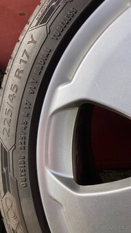 Audi 17" Originál 5x112 r17 +4x zánovní letní pneu - 4