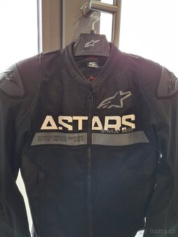 Bunda na motorku Alpinestars SMX Air černá velikost M - 4