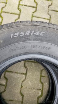 4x pneu 195 R14C - 4