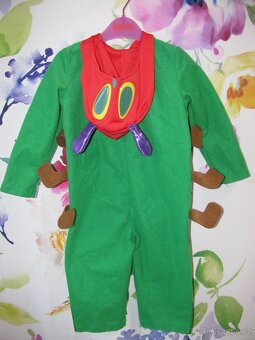 Kostým-overal s kapucí a hologramem Housenka vel.86 - 4