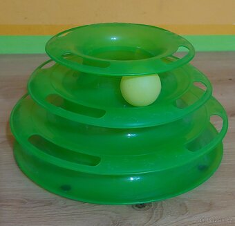 Krytý, kvalitní kočičí záchod (WC)+hračka zdarma - 4