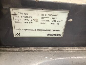 Jungheinrich TFG 425, 2,5t LPG, Standart 4000 - 4